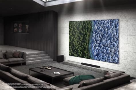 Samsung Electronics to launch series microLED TVs in 2023