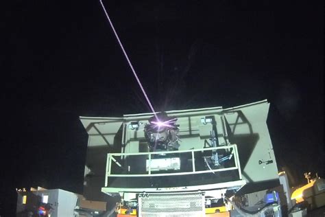 "Iron Beam" laser weapon counters multiple targets in live fire tests