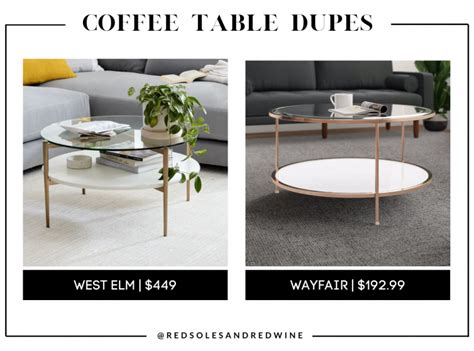Pottery Barn and West Elm Coffee Table dupes for less than $200 - Red ...