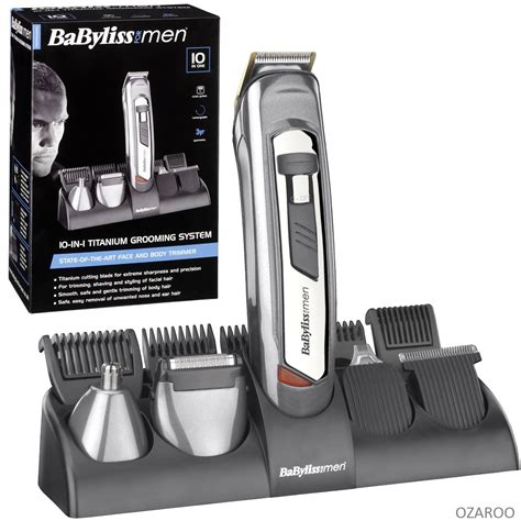 NEW Babyliss 7235U 10 IN 1 Rechargeable Hair Grooming Trimmer KIT ...