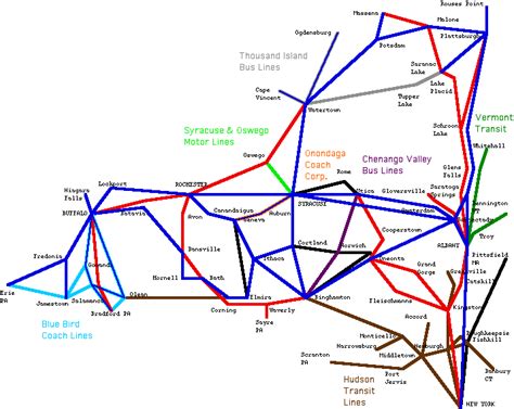 Map Of Greyhound Bus Lines