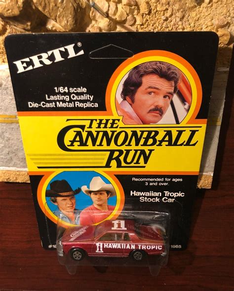 ERTL CANNONBALL RUN HAWAIIAN TROPIC CAR (UNPUNCHED) BURT REYNOLDS TERRY BRADSHAW | eBay