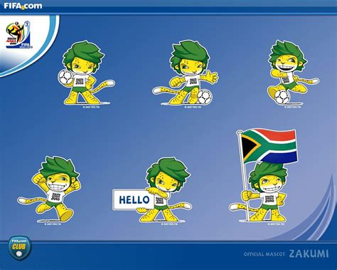 Zakumi (FIFA World Cup 2010 Mascot) | Copa do mundo, Copa do mundo 2010, Mascotes