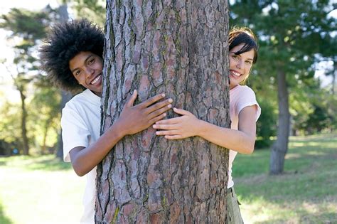 Tree Hugging Photograph by Ian Hooton/science Photo Library