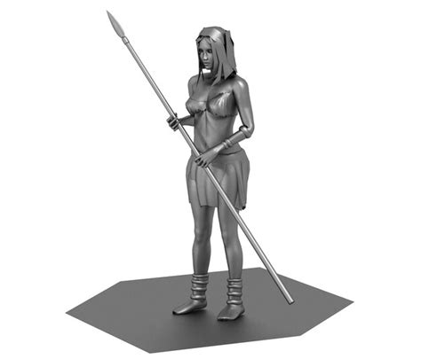 Premium Photo | Warrior woman character cg rendering 3d illustration