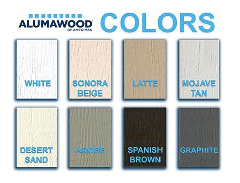 Alumawood Colors - Alumawood Products