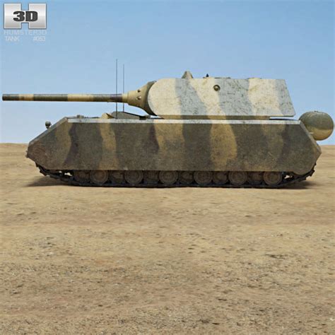 Panzer VIII Maus 3D model - Military on Hum3D