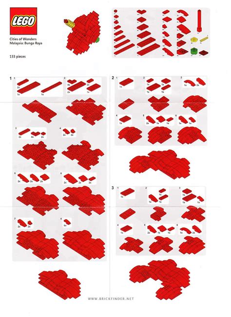 Brickfinder - Review: Malaysia LEGO Cultural Mini-Build Bunga Raya