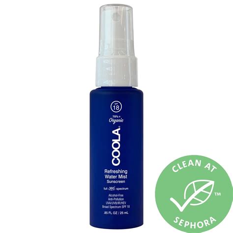 Coola Full Spectrum 360° Refreshing Water Mist Organic Face Sunscreen SPF 18 | Top-Rated Face ...