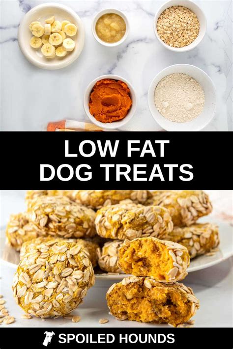 Homemade Low Fat Dog Treats - Spoiled Hounds