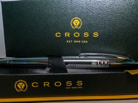 UCC Silver Cross Engraved Pen - UCC Shop