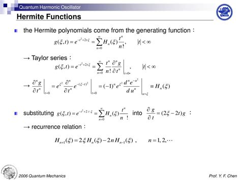 PPT - Quantum Harmonic Oscillator PowerPoint Presentation, free ...