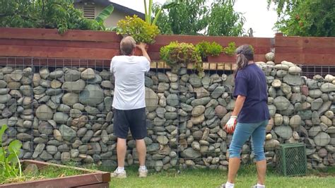 Gabion Wall DIY 2018 - YouTube