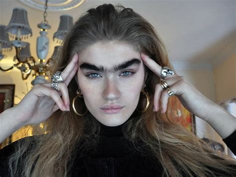 Model Sophia Hadjipanteli Receives Death Threats Over Her Monobrow