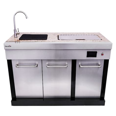 Char-Broil Modular Outdoor Kitchen Medallion Modular Sink and Cooler in ...