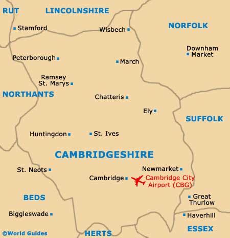 Cambridgeshire County Tourism and Tourist Information: Information about Cambridgeshire Area, UK