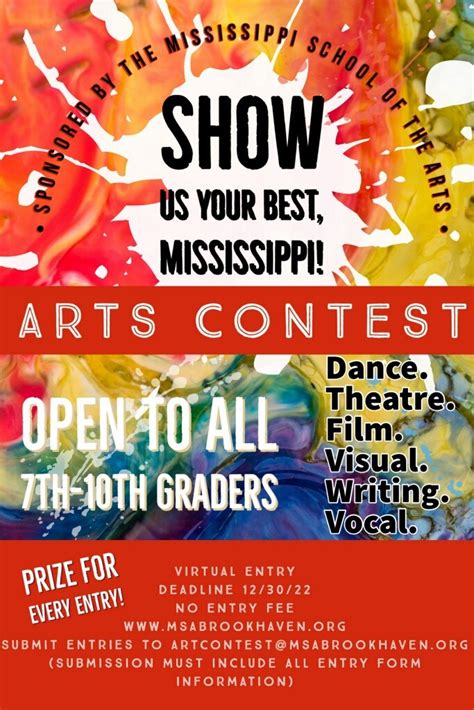 MSA Announces “Show Us Your Best, Mississippi!” Contest Winners for 2023 | Mississippi School of ...