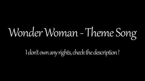 Wonder Woman - Theme Song (1 Hour) Trailer Music - YouTube