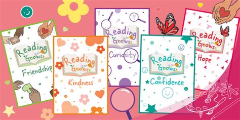 Reading Grows Inspirational Posters Pack (Teacher-Made)