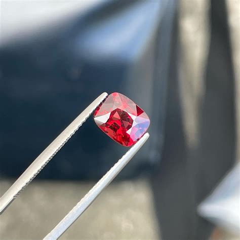 Deep Red Spinel Gemstone 1.90 CTS Natural Spinel Spinel From Burma ...