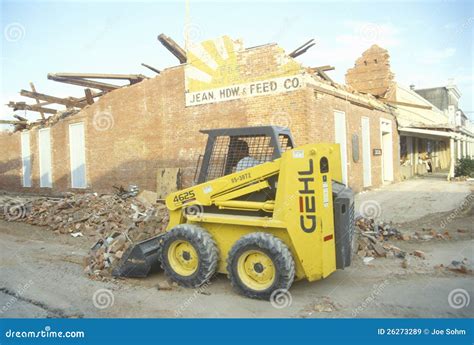 Hurricane Andrew damage editorial stock image. Image of machinery ...