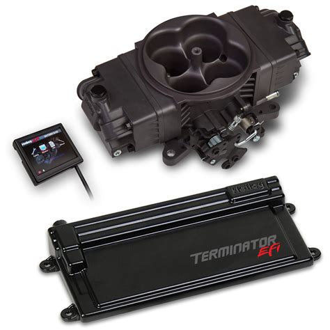 Holley Performance Products Terminator Stealth EFI Self-Tuning Fuel Injection Kit, with GM Trans ...