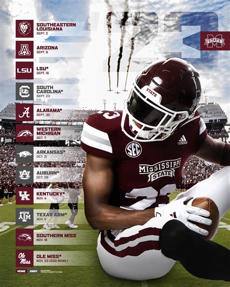 Mississippi State Football Schedule 2024 Season - Storm Emmeline