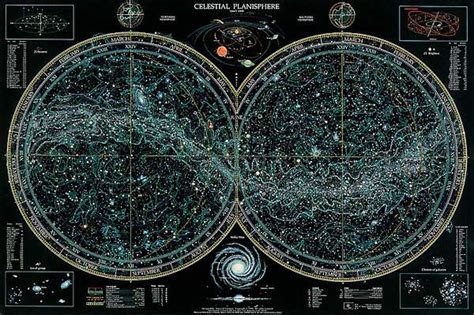 Celestial Planisphere Poster by Tomas J. Filsinger - Astro Art, Books ...