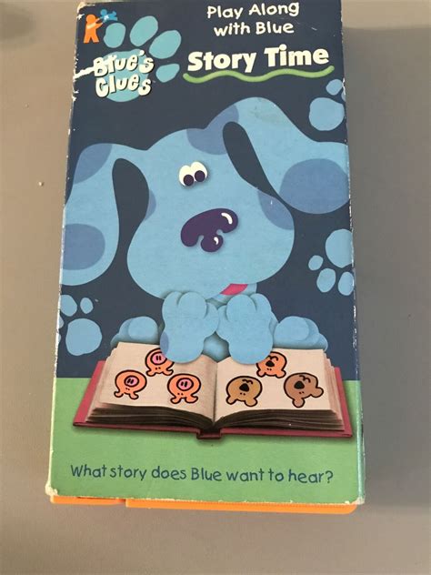 Vintage BLUE'S CLUES Play Along With Blue Story Time VHS VIDEO VHS VIDEO 1998 97368388833 | eBay