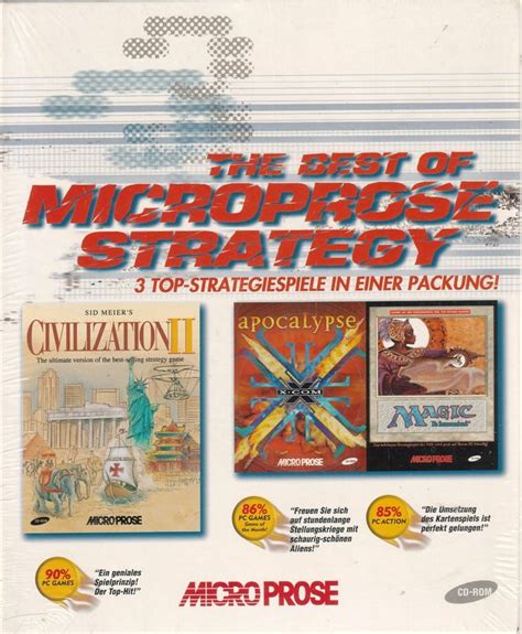 The Best of Microprose Strategy cover or packaging material - MobyGames