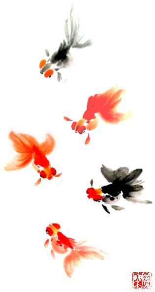 Japanese Goldfish Painting