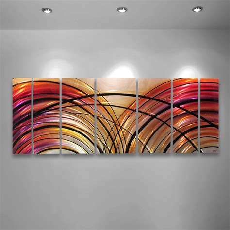 "Eruption" 68"x24" Large Modern Abstract Metal Wall Art Sculpture ...