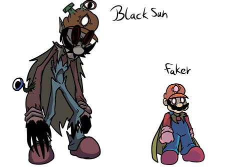 Faker and Black sun Mario mix fanart!! by ColorArtAndBolb on DeviantArt