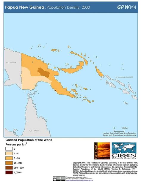 Papua New-Guinea Population Density : r/MapFans