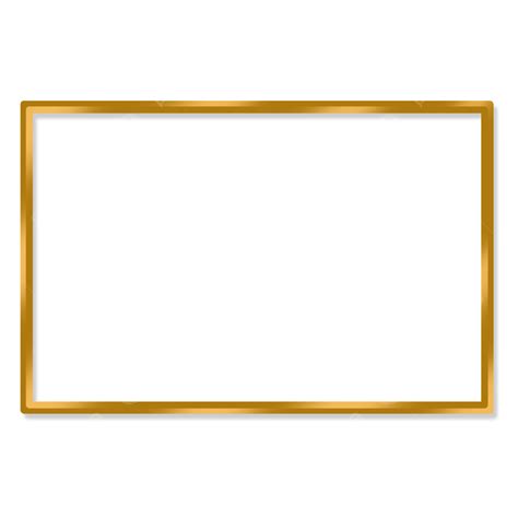 Marco Dorado Rectangular Simple PNG ,dibujos Simple, Rectangular, Oro PNG y PSD para Descargar ...