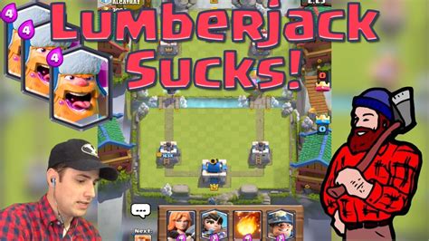 Clash Royale - I GOT LUMBERJACK! What is BEST Lumberjack Deck!? - Gem Lumberjack Gameplay - YouTube