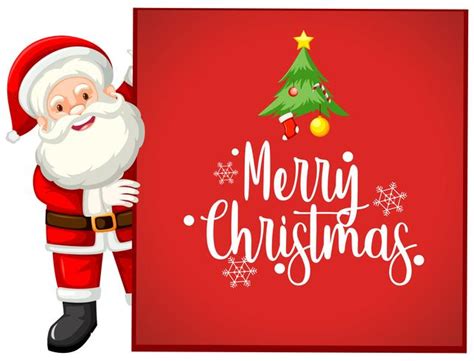 Merry Christmas santa card 299111 Vector Art at Vecteezy