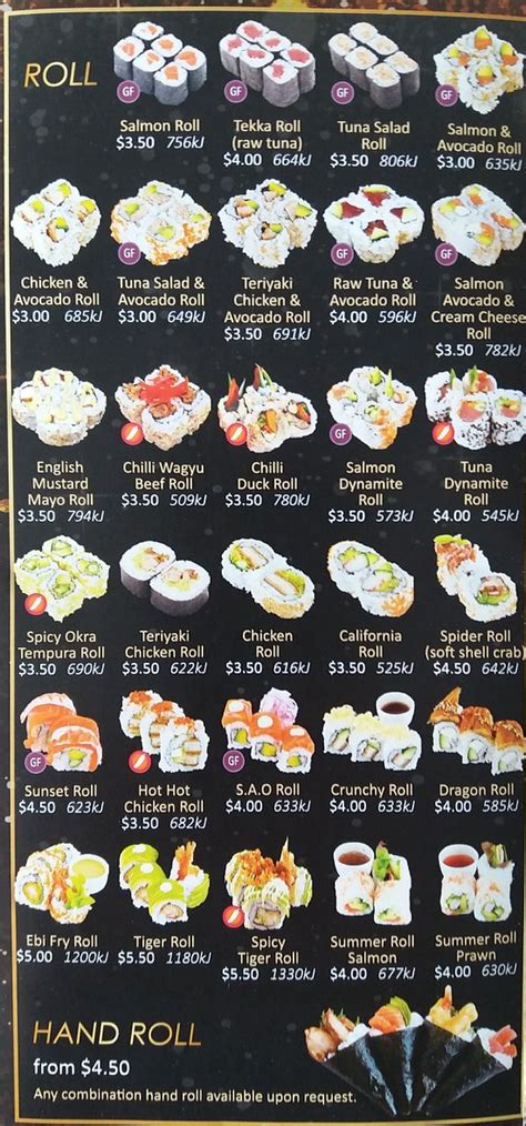 SUSHI TRAIN OXFORD SQUARE, Sydney - Surry Hills - Menu, Prices ...