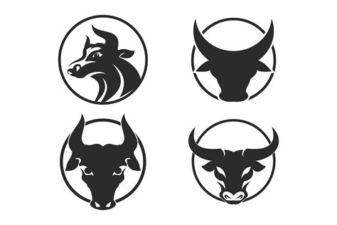 Bull Logo Graphic by rohady286 · Creative Fabrica