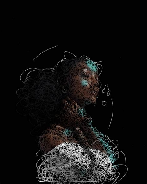 ArtStation - Black N' Beautiful Digital Scribble Art | Artworks