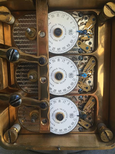 Time Lock Mechanism Mosler Cannon Ball Safe | Antique safe, Vintage doors, Metal doors design