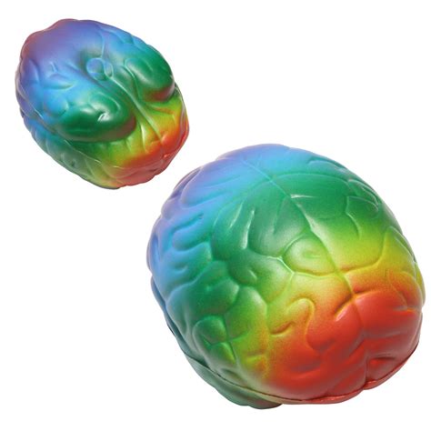 Anxiety Relief Brain Shaped Stress Ball, Foam Squeeze Ball