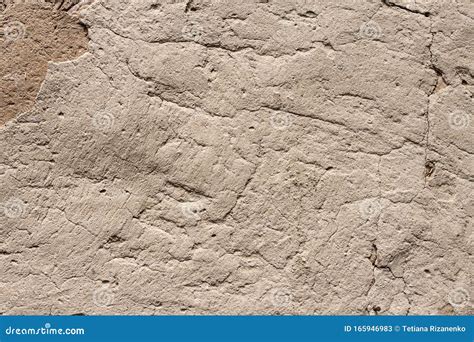 Old Cob Wall with Cracked Surface Stock Image - Image of clay, detail: 165946983