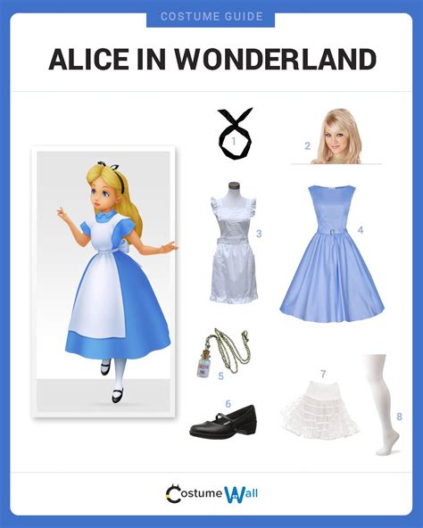 Dress up in a costume like Alice from Walt Disney's movie Alice in ...