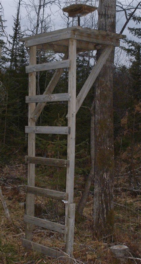 11 Free DIY Deer Stand Plans | Deer hunting stands, Deer stand, Deer ...