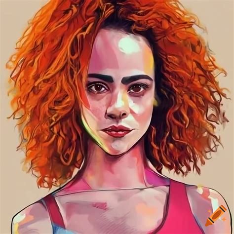 Nathalie emmanuel in cyberpunk outfit