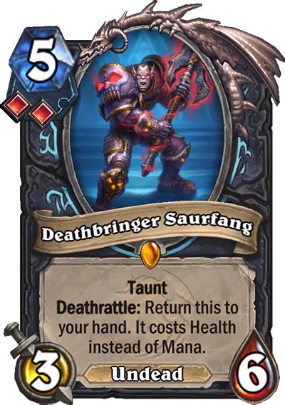 Deathbringer Saurfang - Hearthstone Top Decks