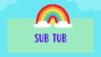 Sub Tub Tag by Thompson's Teachings | TPT