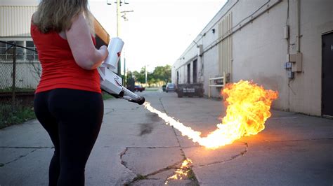 XM42 Handheld Flamethrower: Industrial Art with Flame Firepower! This ain’t your Daddy’s ...