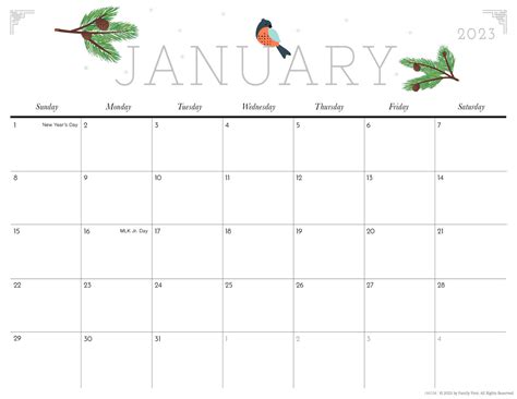 Free Cute Printable Calendar – Printable Template Calendar